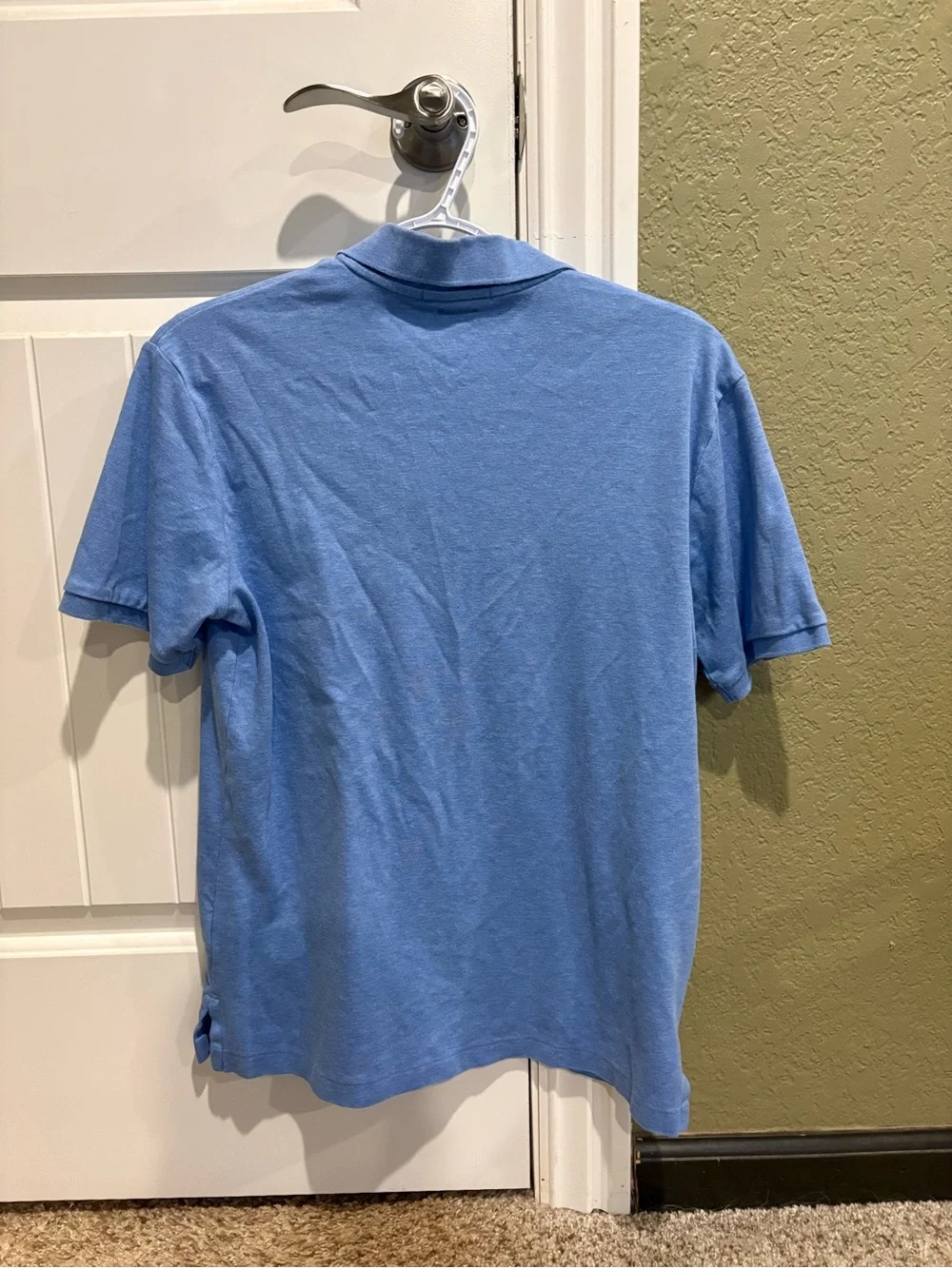 Ralph Lauren Light Blue Short-Sleeve Polo with Embroidered Pony
